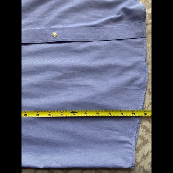 Tommy Hilfiger Men's Dress Shirt 16 (32-33) Blue - Picture 8 of 8